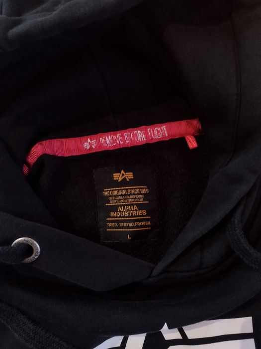 Худі Alpha Industries Big logoo НОВА альфа legit