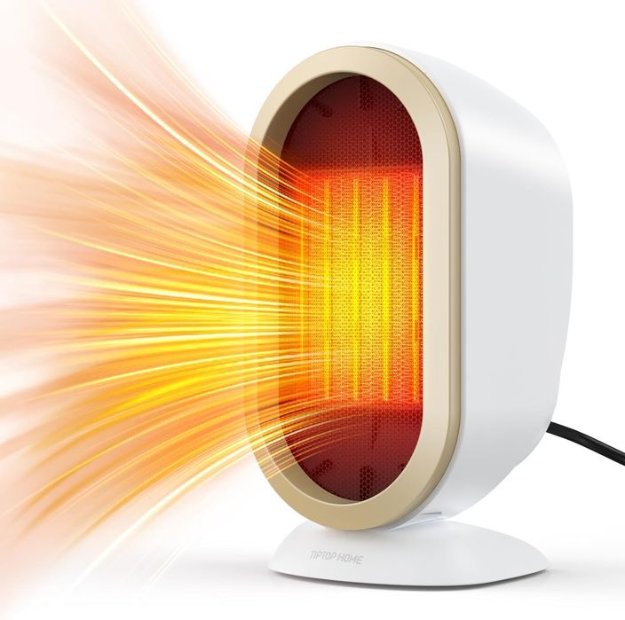 Mini Grzejnik Elektryczny Ceramiczny Tiptop Home 1200W Energooszczędny
