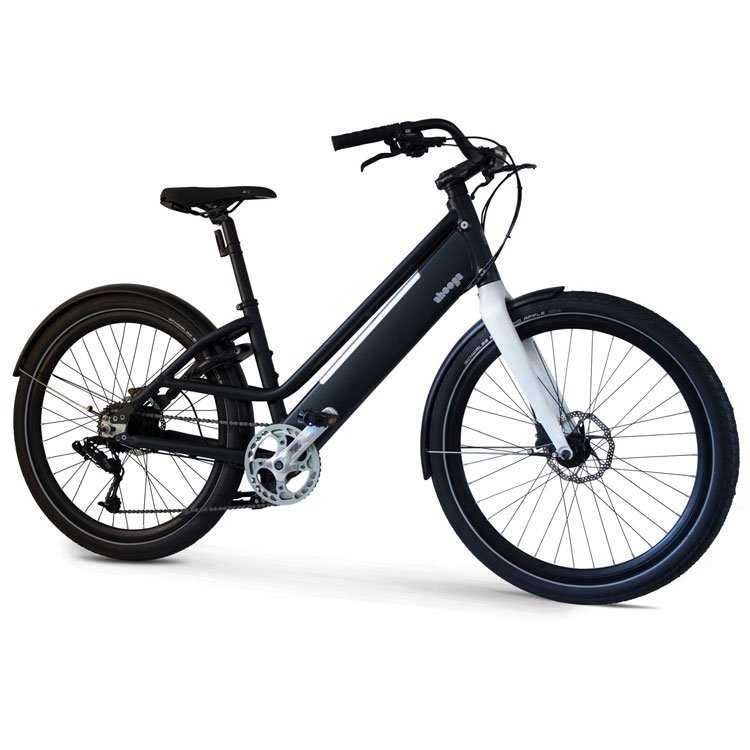 Cargo Bike Bicicleta elétrica de carga Ahooga Modular LowStep2cadeiras