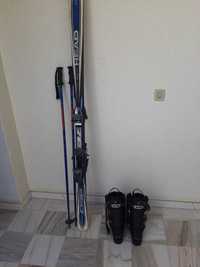 Skis (Head) e Botas (Salomon)