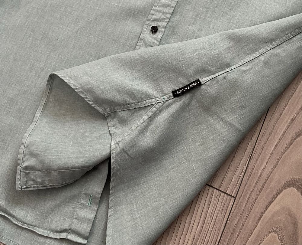 Лляна сорочка Scotch & Soda оригінал