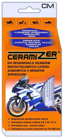 Ceramizer CM regeneracja silników i skrzyni motocykli czterosuwowych