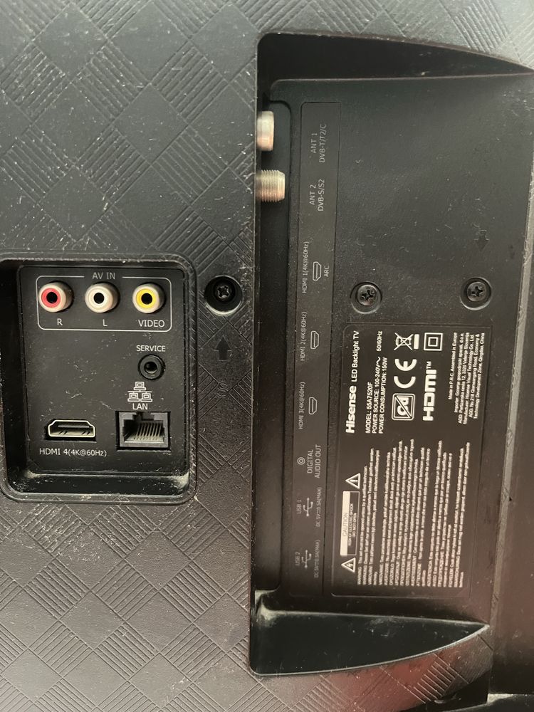 HISENSE 55 LED Backlight TV  4k
