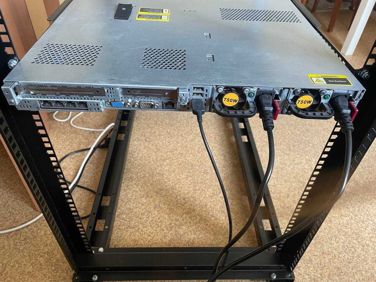 Сервер HP 96Gb, 2CPU Xeon, 2*750W