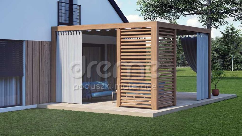 Zasłony tarasowe, ogrodowe na wymiar