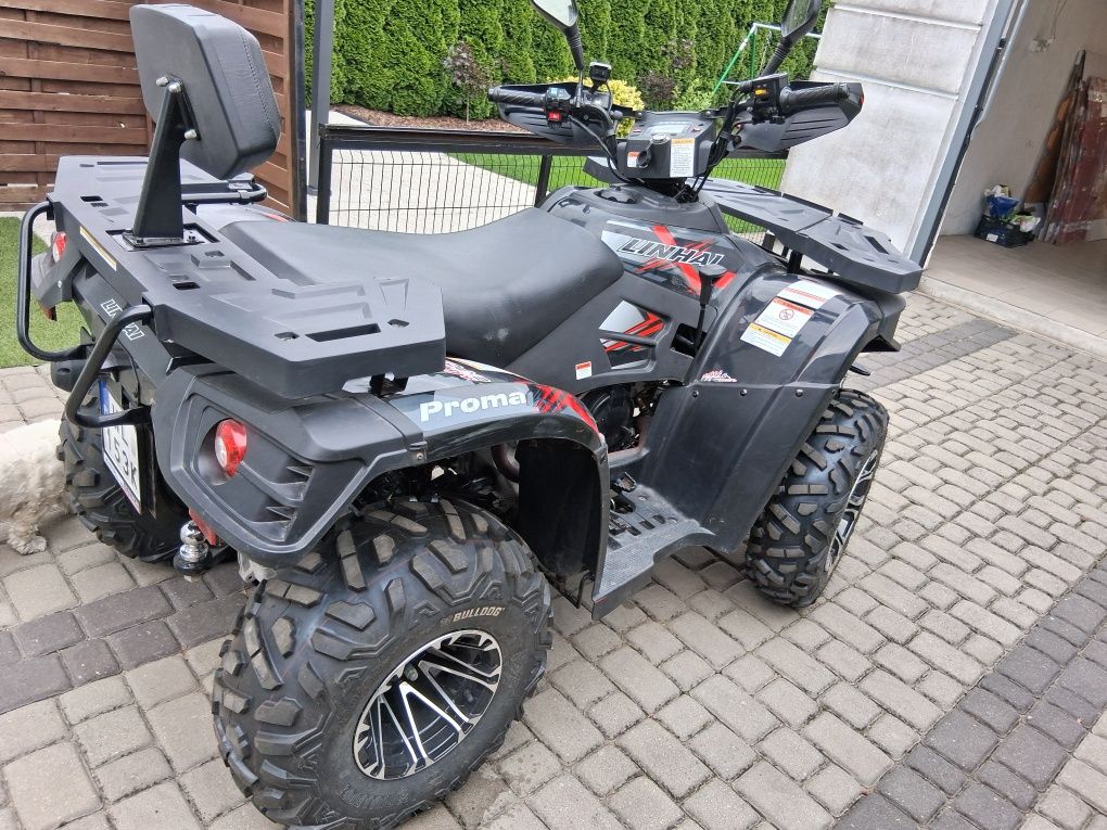 Linhai 370 promax 4x4 Rok 2023 Super Stan plus pług do śniegu