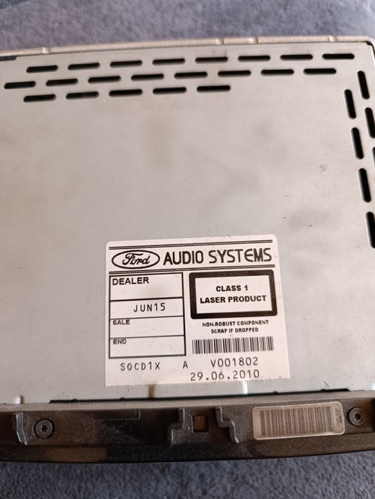 Ford audio system radio Sony
