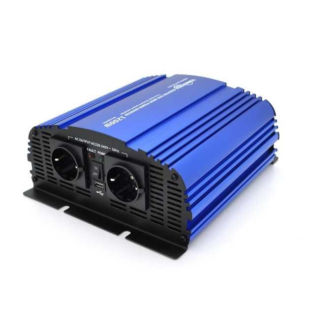 Інвертор напруги TommaTech MS-1200, 12V/220V, 1200W