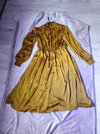 Złota sukienka Orsay