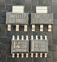 Мікросхеми AMS 1117 LM358 NE555