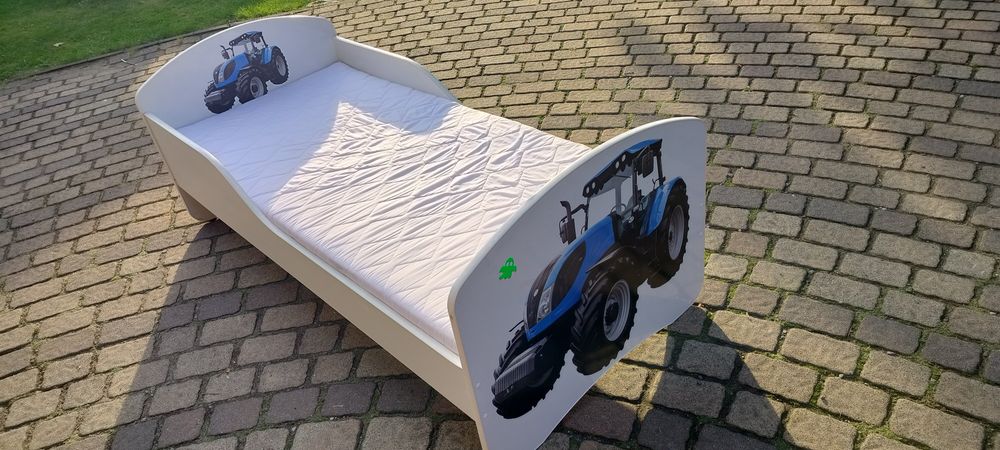 Łóżko dziecięce 180x80 z traktorem