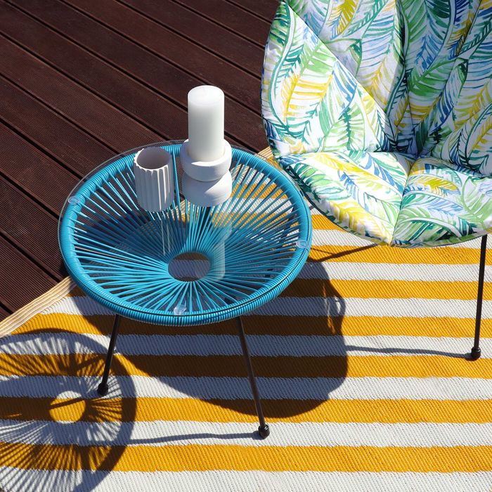 DUŻY DYWAN Mata 170cm Wodoodporny Na Taras Plaże Kemping DWUSTRONNY !