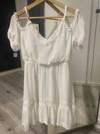 Biała sukienka Mohito xxs
