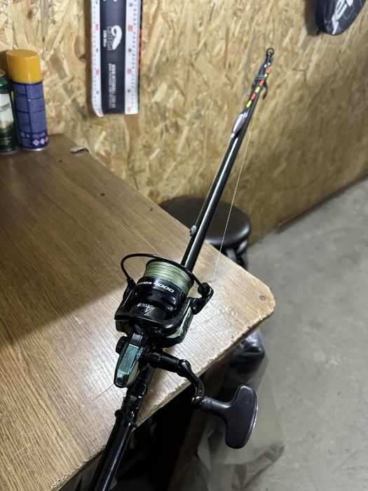 Продаю телескопическую удочку  5 м вместе с катушкой