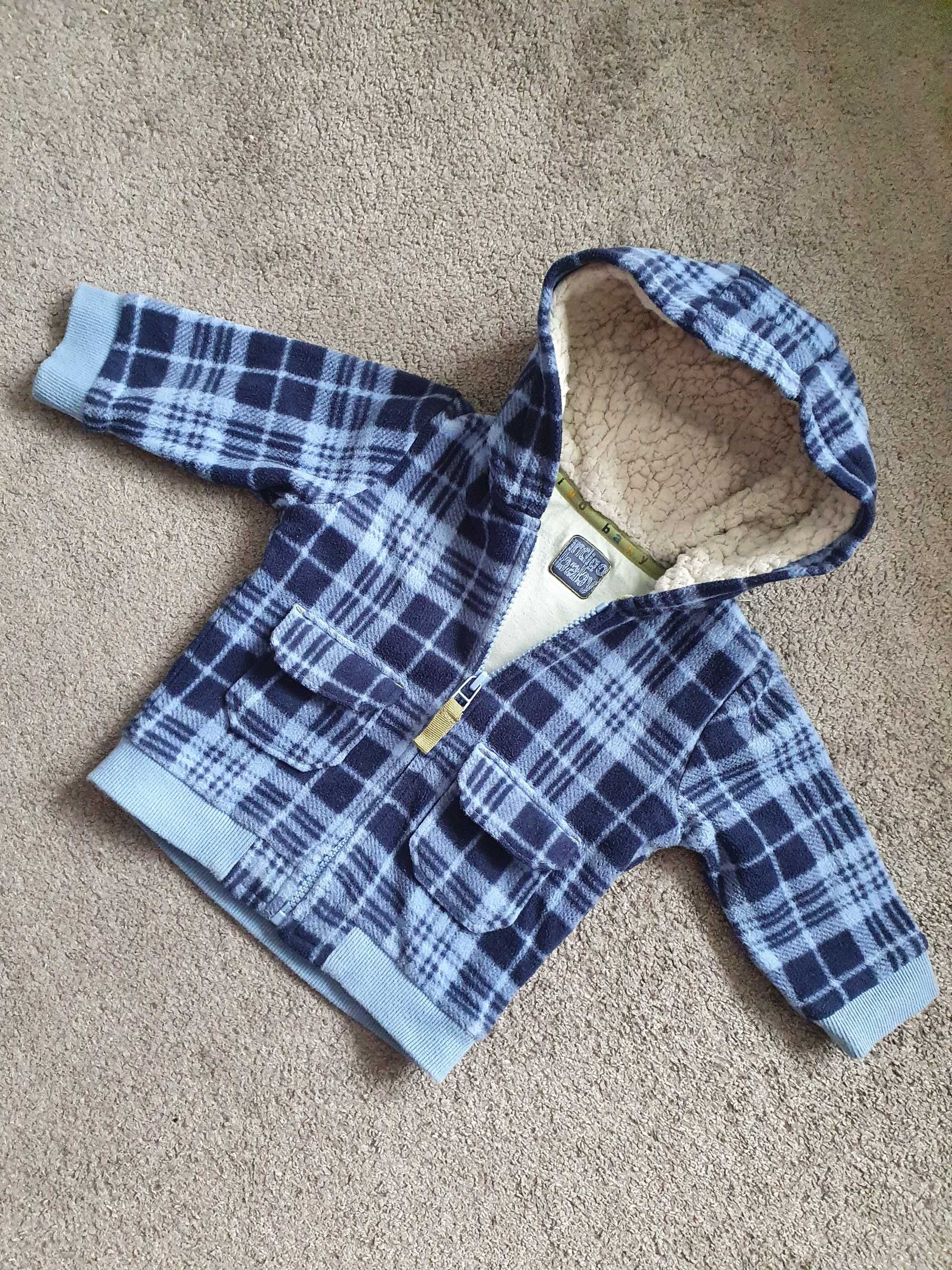 Ciepła bluza niemowlęca Marks & Spencer r. 68-74