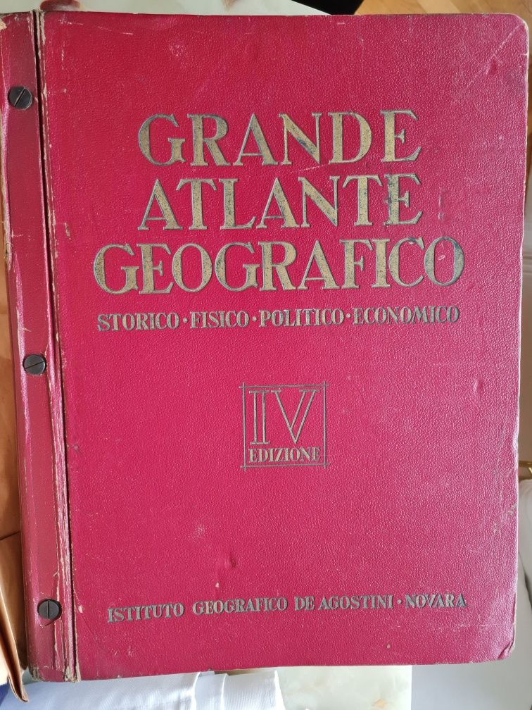Grande Atlante Geografico IV Editione De Agostini Novara 1938  Atlas