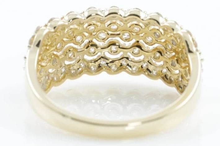 NOWY! Diamentowy pierścionek "CELEBRYTKA"  roz. 13,5
