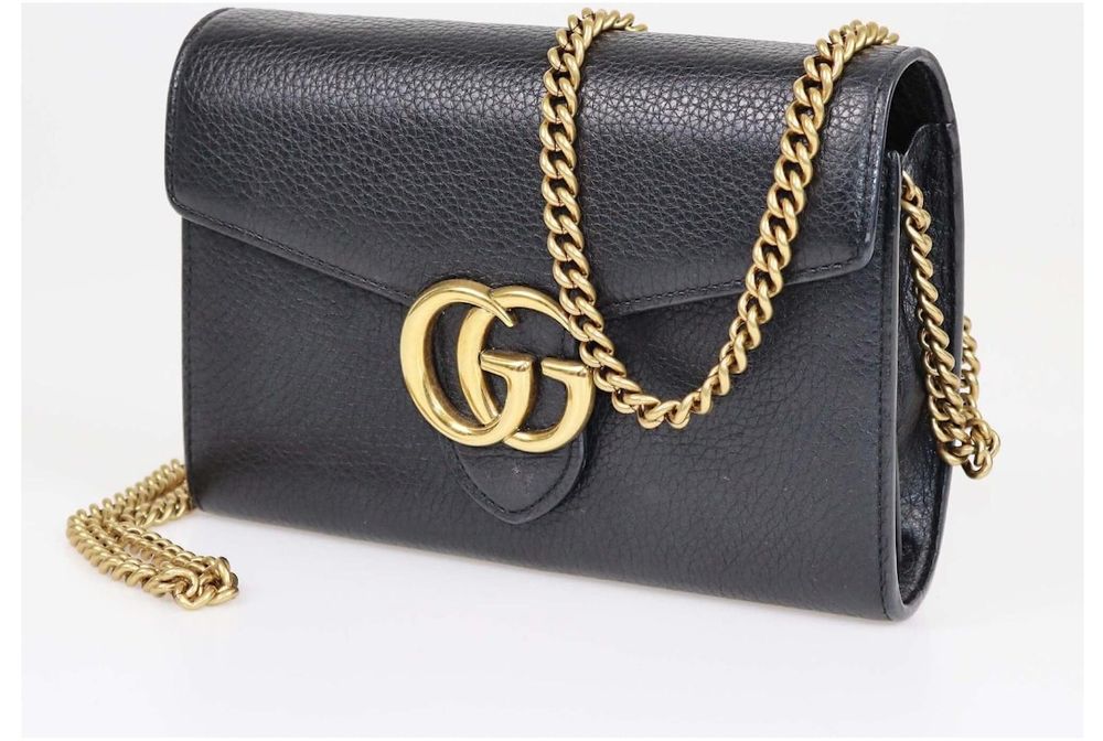 Carteira Gucci Marmont preta