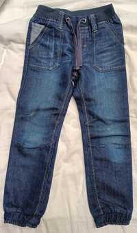 Spodnie z miękkiego materiału jeansu 116 Lupilu