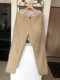 Bawełniane spodnie męskie chinosy 34/33 regular fit