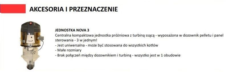 PNEUMATYCZNY Podajnik pelletu - bezobsługowy thermostahl