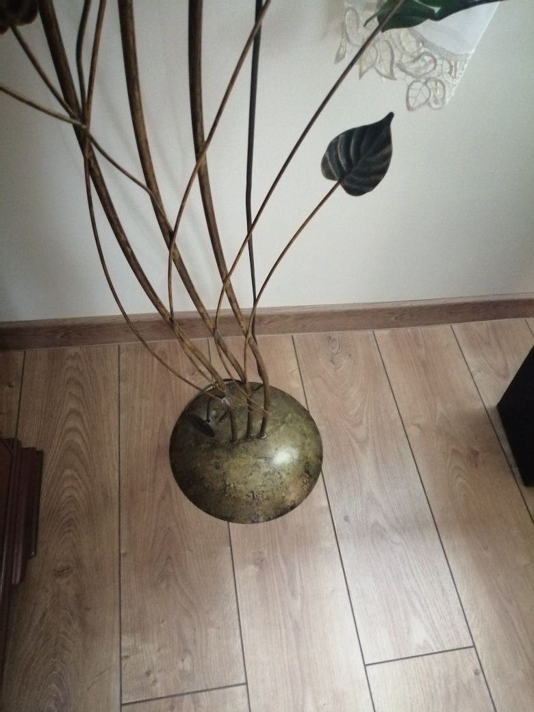 Lampa stojąca mosiądz