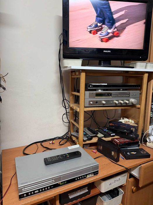Magnetowid VHS Philips DVP 3350V Pilot HIFI STEREO ,Combo VHS/DVD