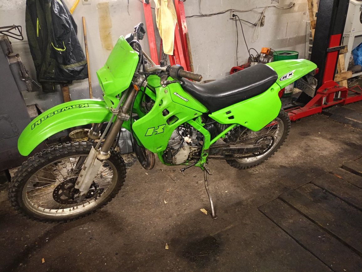 Kawasaki kdx 125 zarejestrowany możliwa zamiana nowy tłok cylinder