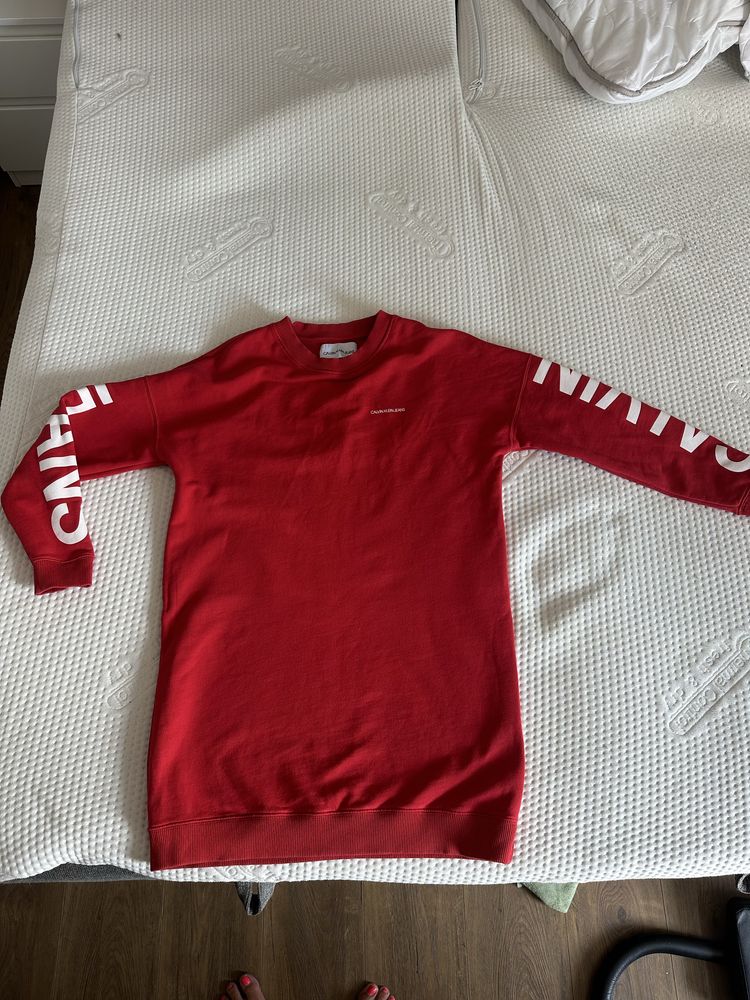 Bluza Tunika.  Calvin klein xs czerwona