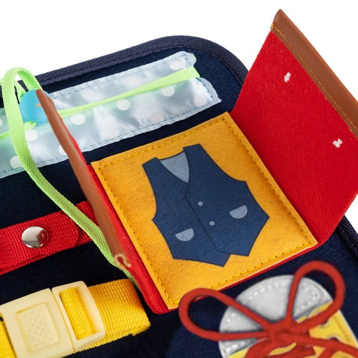 Tablica Manipulacyjna Sensoryczna Montessori Edukacyjna Zabawka Dla Dz