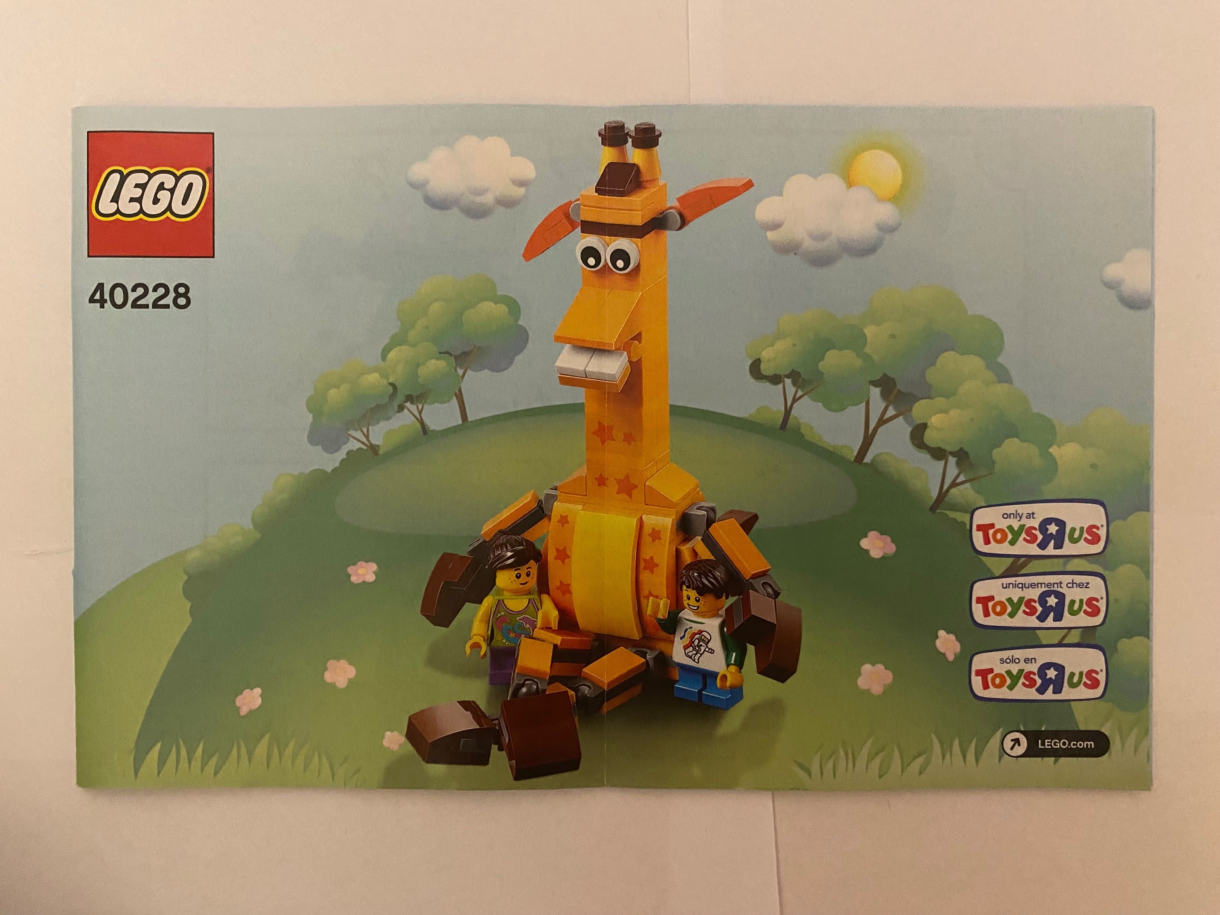 Lego żyrafa 40228 Geoffrey i przyjaciele Toys R Us exclusive unikat