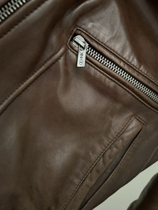 Brązowa kurtka skórzana pilotka Ochnik dywizjon 303 r. S