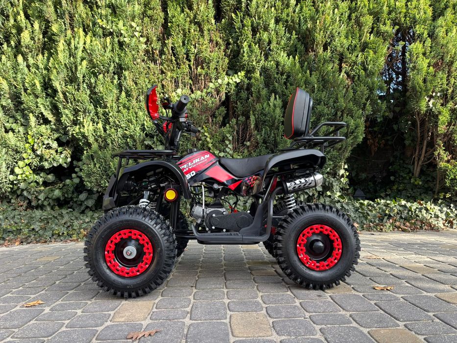 MINI QUAD 50CC Pelikan Torino Regulacja prędkość LEDY Raty Dostawa