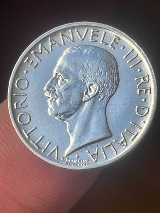 moeda em prata Itália