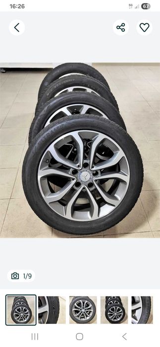 Jantes originais mercedes 17
