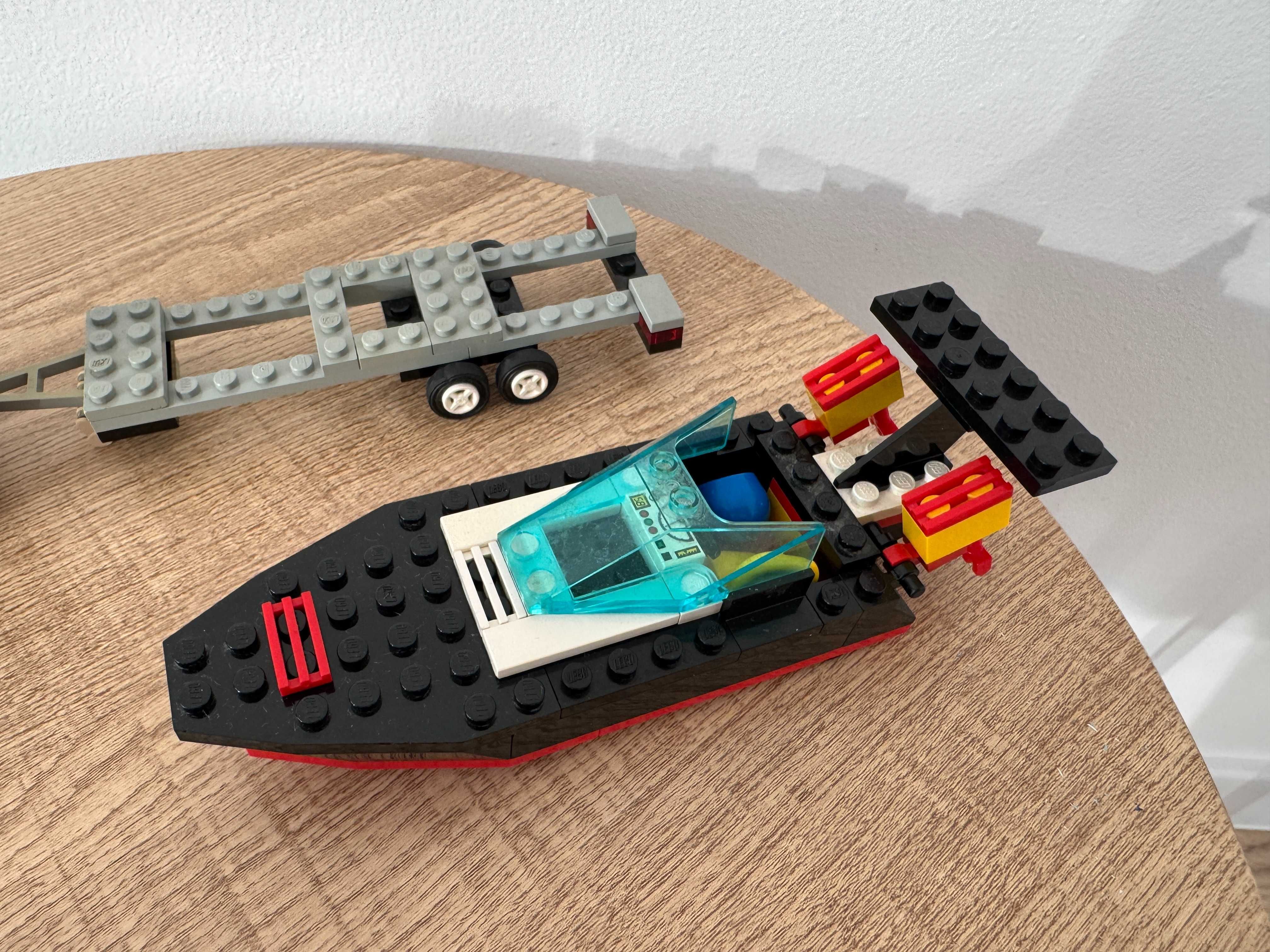 LEGO City Town Classic 6596 - 2 Motorówka i Auto Wave Master 1995 rok