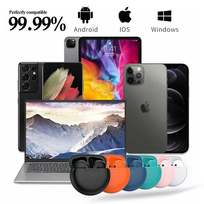 Bezprzewodowy zestaw słuchawkowy Bluetooth Pro6 TWS