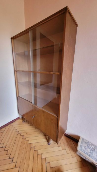 Witryna drewniana  PRL