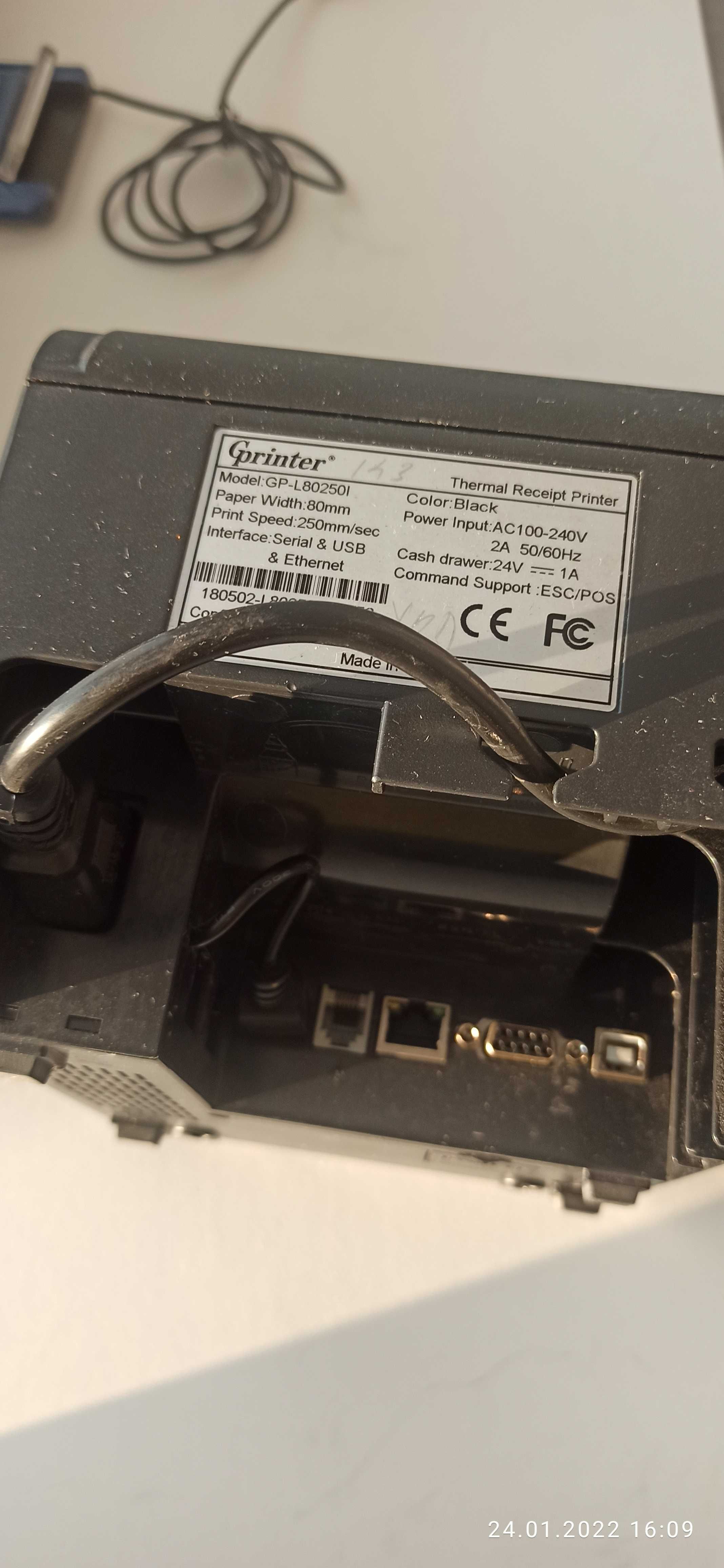 Термо принтер чеків 3 шт. Gprinter GP-L80250I