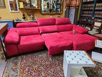 Grande sofá chaise long elétrico - óptimo estado e qualidade