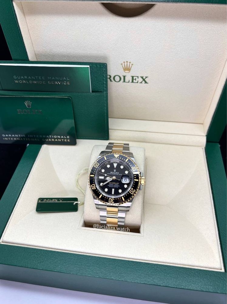 Часы ROLEX 126603 Sea-Dweller Золото/Сталь 43mm новые