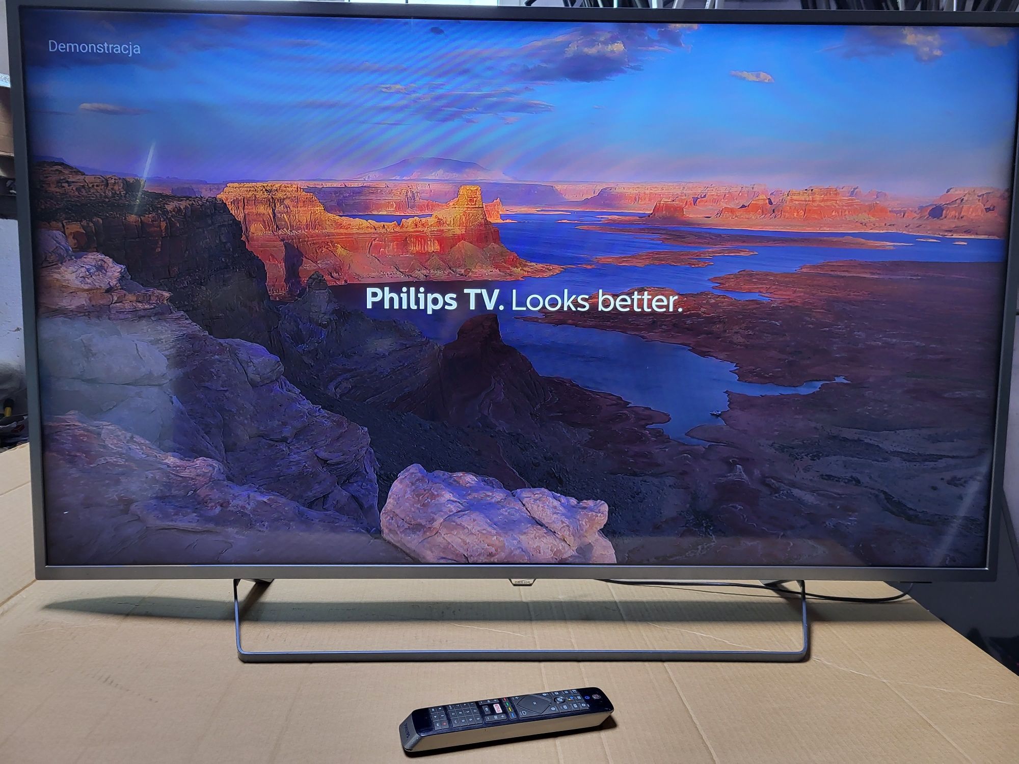 PHILIPS 55" 120hz  ambilight XL android dvb-t2