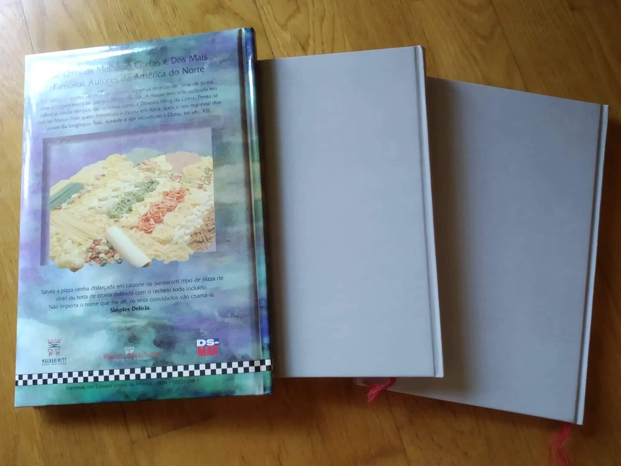 3 livros de culinária