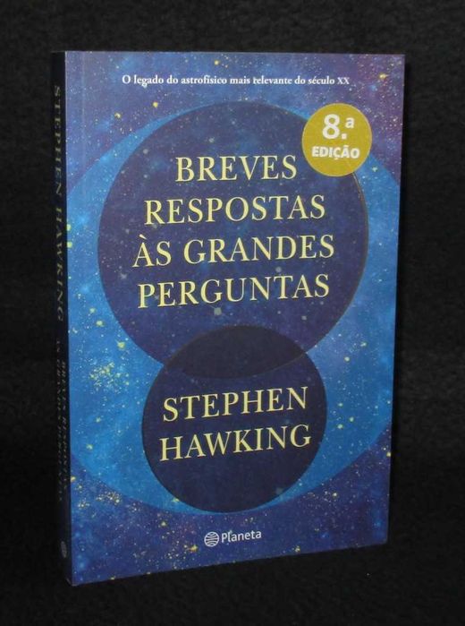 Livro Breves Respostas às Grandes Perguntas Stephen Hawking