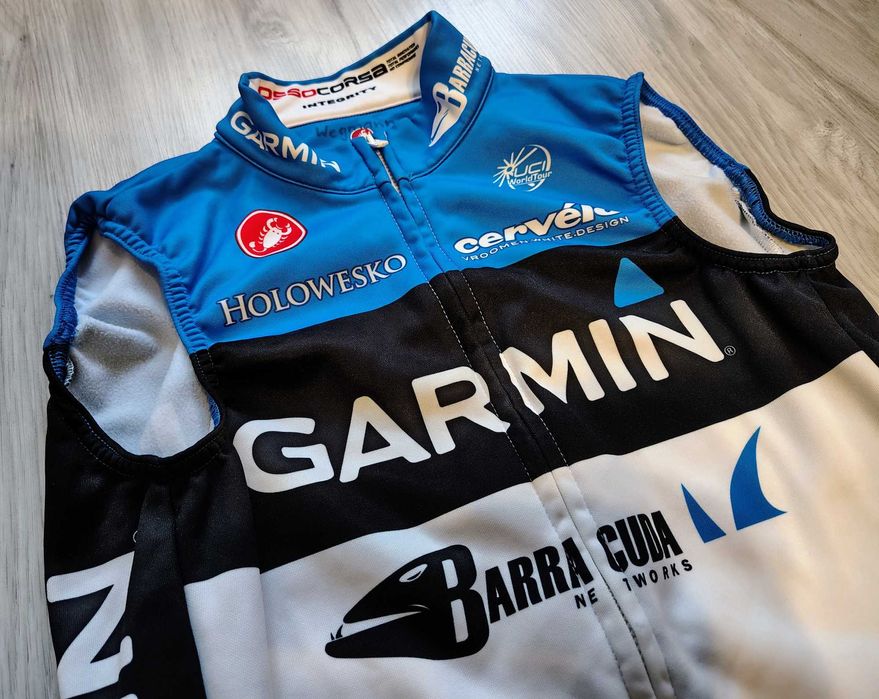 Kamizelka Kolarska Castelli Garmin Sharp F.Wegmann Na Rower Szosowy
