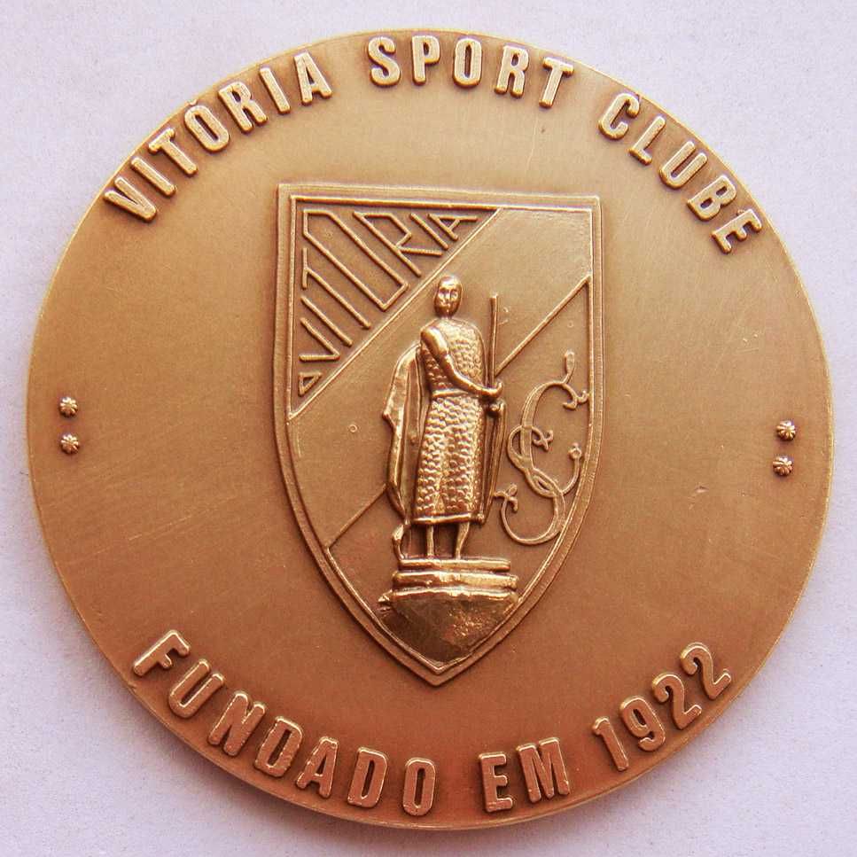 Medalha de Bronze Desporto Vitória Sport Clube Guimarães em Estojo