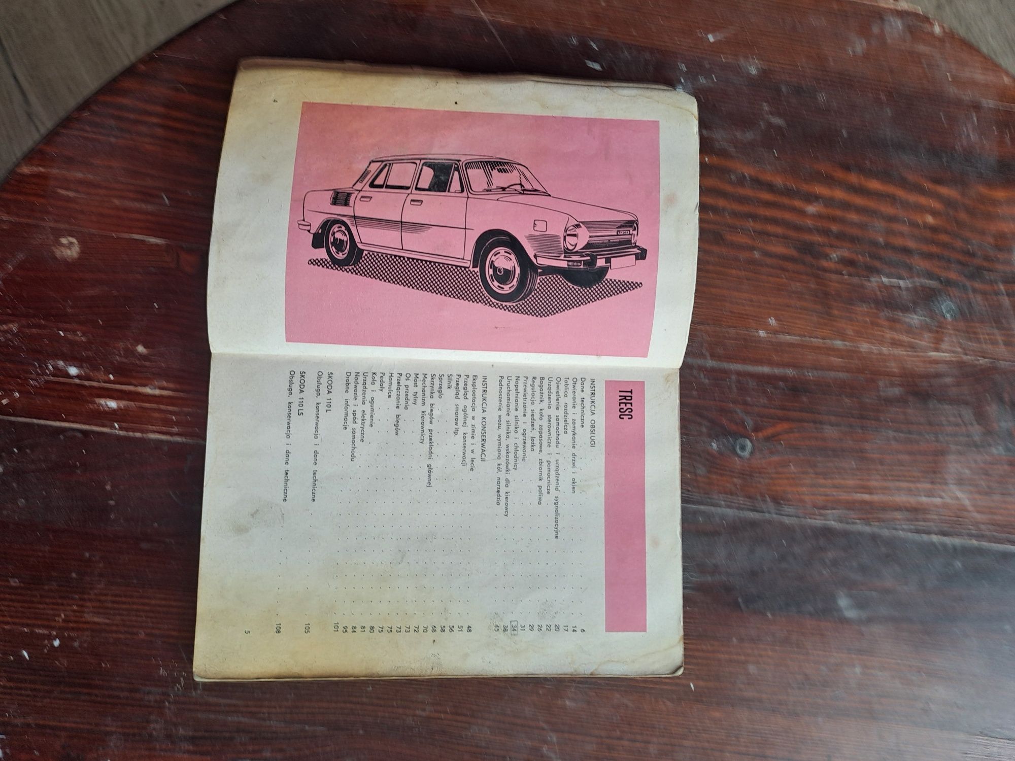 Skoda 100, 110 - instrukcja obsługi i konserwacji