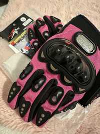 Luvas preto e pink NOVA