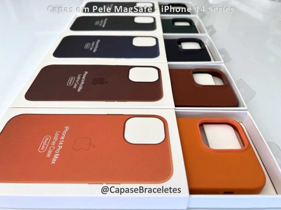Capas em Pele MagSafe - iPhone 14 Series