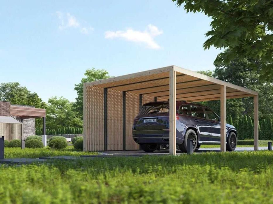 Навіс для авто з металу. Навіси металеві Львів